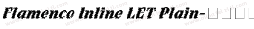 Flamenco Inline LET Plain字体转换
